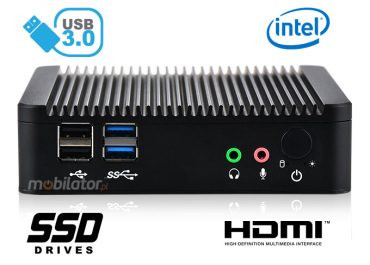 Computer Industry Fanless MiniPC  MiniPC yBOX - X29 (2 LAN) - J1900 v.1