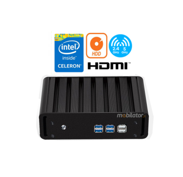  Industrial minicomputer with passive cooling MiniPC yBOX- 31X-3205U v.5