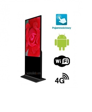 HyperView 55 v.4 - Freestanding touch panel with 55-inch screen (capacitive touch), with wifi, Android 7.1 and 4G