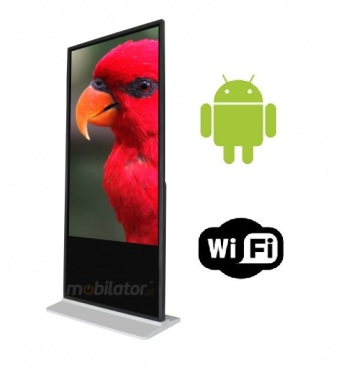 HyperView 65 v.1 - Free-standing panel, 65 inches with android 7.1 and wifi and bluetooth
