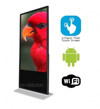HyperView 65 v.2 - Advertising panel, with a 65-inch touch screen, with wifi and bluetooth (Android 7.1)