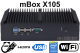 mBox X105 v.2 - Industrial Mini Computer with Intel Celeron 3855U Processor - M.2 disk - USB 3.0, 2x HDMI and WiFi