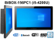 BiBOX-156PC1 (i5-4200U) v.9 - Modern panel computer with a touch screen, WiFi and extended SSD disk (512 GB) with Windows 10 PRO license
