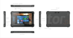 Emdoor I11H v.4 - Drop-proof ten inch tablet with Windows 10 Pro, Bluetooth 4.2, 4GB RAM, 64GB disk, 2D N3680 Honeywell code reader, NFC and 4G  - photo 24