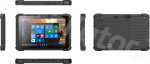 Funkcjonalny wodoodporny tablet Przemysowy, wielozadaniowy  Windows 10 PRO  skanerem kodw 2D Emdoor I16K
