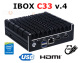 IBOX C33 v.4 - Industrial miniPC with Intel Celeron processor, 2x ports USB 3.0 and RJ-45, 8GB RAM DDR3L, WiFi, BT and 128GB SSD