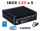IBOX C33 v.5 - Efficient miniPC with 2x USB 3.0, 5x RJ-45, Intel Celeron, WiFi, Bluetooth, 8GB RAM DDR3L and 256GB SSD disk