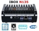 IBOX N135 v.7 - Capacious miniPC with 4x USB 3.0, 2x WiFi Hole and 6x RJ-45 LAN connectors, 500GB HDD and 4GB RAM DDR4
