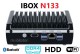 IBOX N133 v.9 - Rugged miniPC with 8GB RAM, 4x USB 2.0, 6x LAN connectors, 2TB 2.5-inch HDD, WiFI and BT