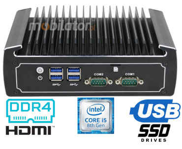 IBOX N1552 v.4 - Multitasking miniPC, with M.2 256GB SSD and 16GB RAM DDR4, Intel Core i5 processor (4x1.60GHz)