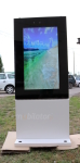 monitor dotykowy Gablota zewntrzna odporna na deszcz i mrz Wodoszczelny kiosk reklamowy NoMobi Trex 43