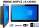BiBOX-156PC2 (i5-4200U) v.6 - Panel computer with touch screen, WiFi, 8 GB RAM with HDD (500 GB) and Bluetooth