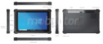 wojskowy tablet  z czytnikiem kodw 2D Honeywell Windows 10 IOT Enterprise 8GB RAM, 128GB Flash SSD i 4G  Emdoor I12U