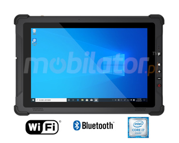Wstrzsoodporny 10.1 calowy tablet przemysowy  z wydajnym procesorem Intel Core i7-8550U  Emdoor I12U