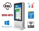 NoMobi Trex 65W v.0.2 - resistant (IP65) information ekiosk 65 inch - outdoor standing totem, resistant to rain and high / low temperatures, with a sunlight-readable screen (Windows 10 support)