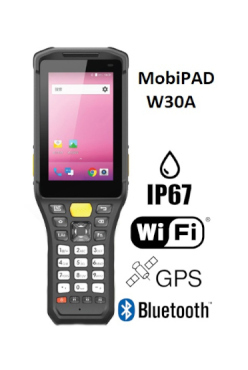 MobiPad W30A v.1 - Waterproof data collector with 2GB RAM, 16GB ROM and WiFi, BT