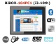 BiBOX-104PC1 (i3-10th) v.2 - Metal industrial panel with IP65 screen resistance standard, WiFi, Bluetooth with 128GB SSD disk (1xLAN, 4xUSB)