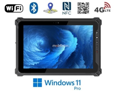 Tablet z norm IP z zainstalowanym Windows 11 PRO i z moduem NFC Emdoor I17J najwysza jako solidno